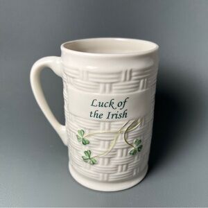 Belleek Classic Luck Of The Irish Mug